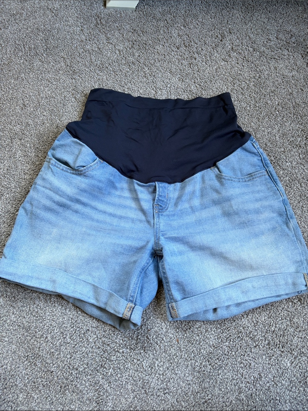 Maternity Denim Shorts